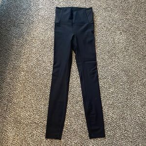 Lululemon tights with perforated detailing